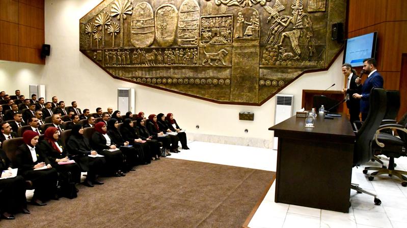 محاضرة تخصصية  بالتنسيق والتعاون مع السفارة البريطانية في بغداد 