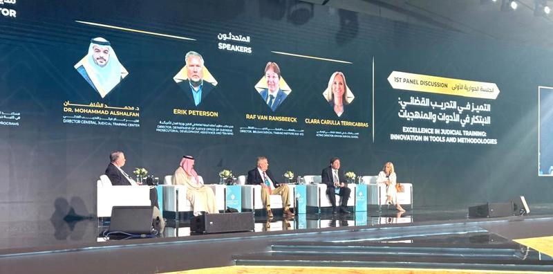 <p>المعهد القضائي يشارك في المؤتمر الدولي الثاني للتدريب القضائي في الرياض</p>