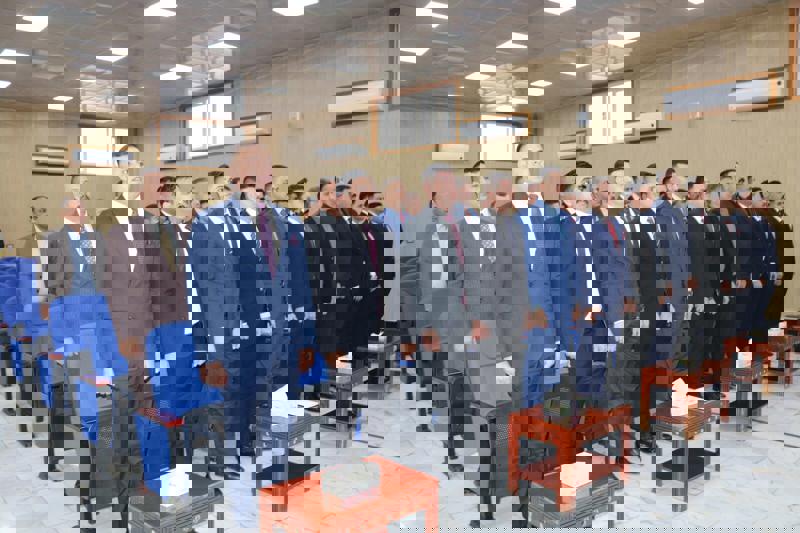 <p><b>أربعون ضابطاً يؤدّون اليمين القانونية لمنحهم صفة محقق في استئناف الرصافة</b></p>