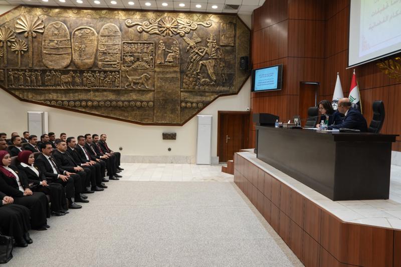 <p>المعهد القضائي ينظم ورشة تدريبية حول العدالة المالية ومكافحة الفساد<b></b></p>